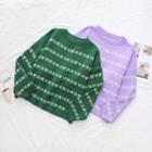 Chinese Character Knit Pullover