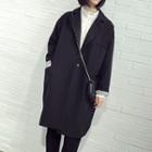 Single Button Long Coat