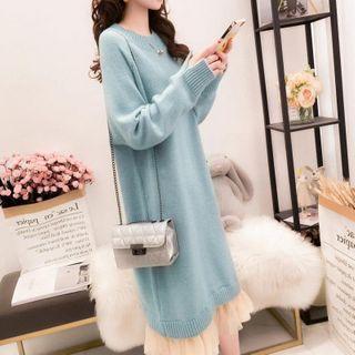 Panel Loose-fit Sweater Dress
