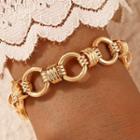 Chunky Chain Alloy Bracelet 17327 - One Size