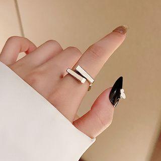 Shell Alloy Open Ring J605 - Silver - One Size