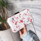Floral Hard Case Crossbody Bag