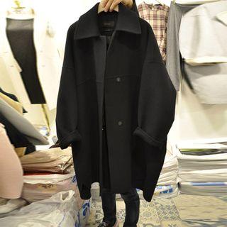 Oversize Long Button Coat