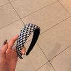 Houndstooth Padded Hair Band