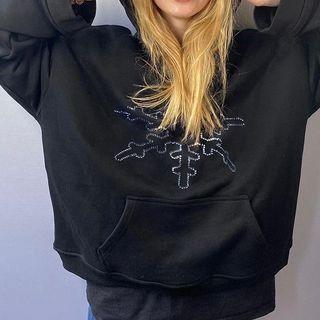 Snowflake Graphic Hoodie