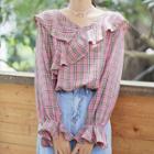 Checked Plaid Blouse