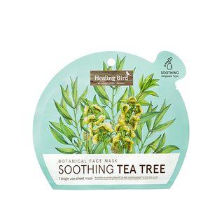 Healing Bird - Botanical Face Mask Soothing Tea Tree 10pcs 25ml X 10pcs