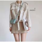 Buttoned Jacket Almond - One Size