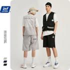 Unisex Reflective Printed Vest / Drawstring Shorts