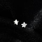 925 Sterling Silver Star Earring R632 - Star - Silver - One Size