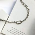 Chain Necklace 1pc - Silver - One Size