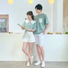 Couple Matching Short-sleeve Shirt / T-shirt / Shorts / Set