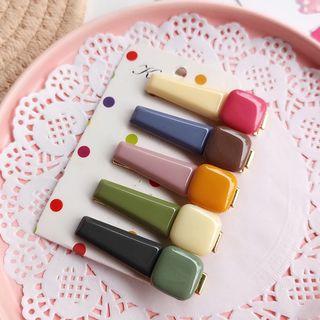 Color Block Alligator Hair Clip