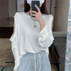 Loose-fit Off-shoulder Top