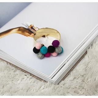 Multicolor Bobble Cuff