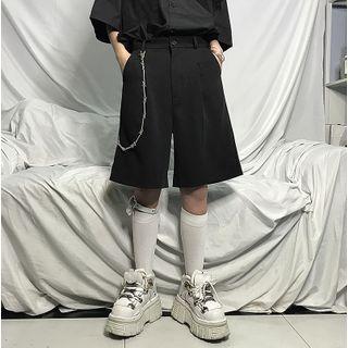 Couple Matching Chained Wide-leg Shorts