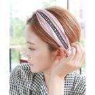 Lettering Knotted Fabric Hair Band