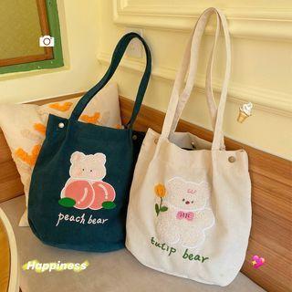 Fleece Lined Tote Bag