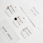 Set: Alloy Cat / Faux Pearl Hair Pin (assorted Designs)