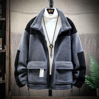 Genuine Shearling Drawcord Zip Jacket