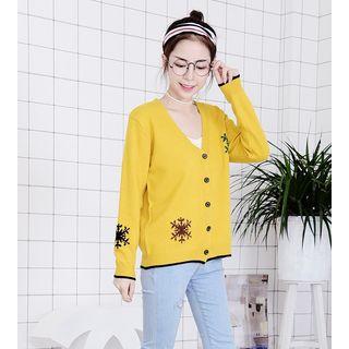 Snowflake Pattern Cardigan