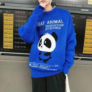 Cartoon Print Sweater