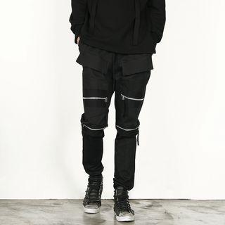 Zip-trim Pants