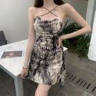 Tie-dyed Slim-fit Sleeveless Dress