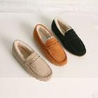 Faux-fur Lining Penny Loafers