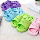 Perforated Heart Slipper