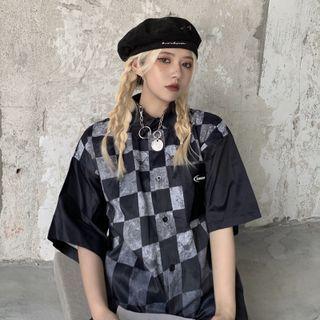 Checkerboard Pattern Shirt