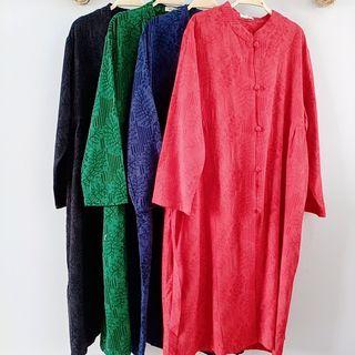 Frog-buttoned Midi Jacket