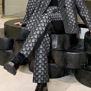 All Over Print Straight-leg Pants