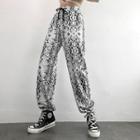 Snake Pattern Sweatpants