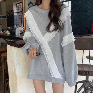 Loose-fit Ruffled Pullover