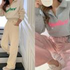 Collared Another Letter Sweatshirt