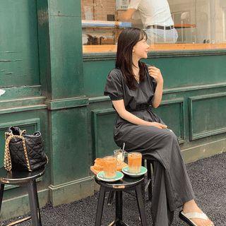 Waistband Wrap Jumpsuit