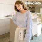 Plus Size Cable-knit Summer Sweater