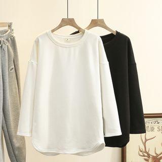 Long-sleeve Plaint T-shirt
