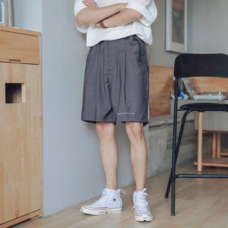 Letter Printed Dress Shorts