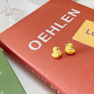 Duck Alloy Earring 1 Pair - Yellow - One Size