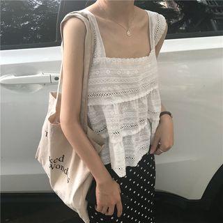 Eyelet Lace Tank Top