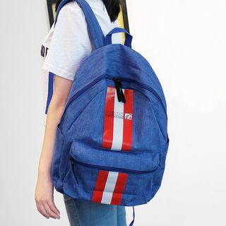 Stripe Oxford Backpack