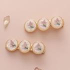 Flower Alloy Hair Clip 1 Pc - Gold - One Size