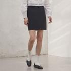 Colored High-waist Miniskirt