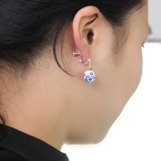 Porcelain Drop Earring