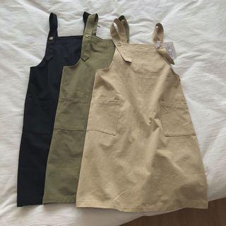 A-line Overall Dress