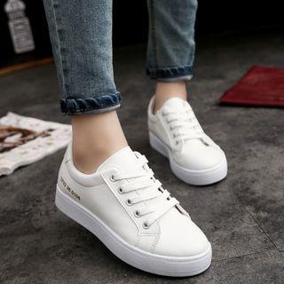 Number Print Sneakers