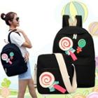 Lollipop Canvas Crossbody/backpack/set