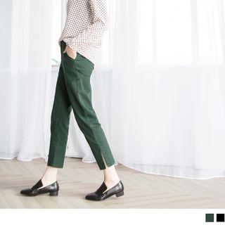 Slit Straight Leg Pants